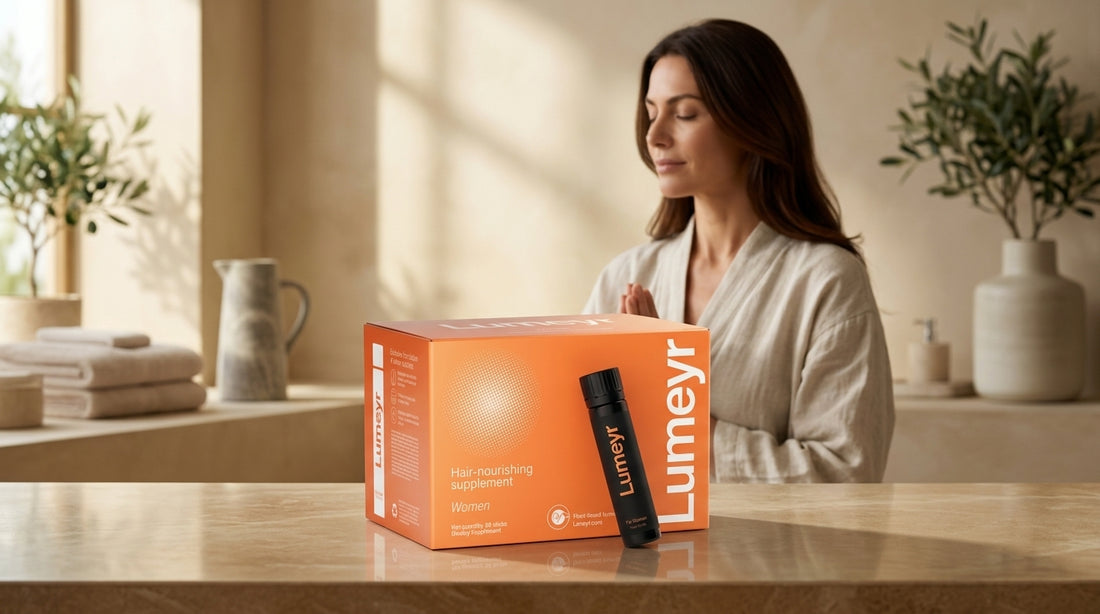 yoga rutina mujer estres y cabello — Lumeyr