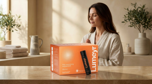 yoga rutina mujer estres y cabello — Lumeyr