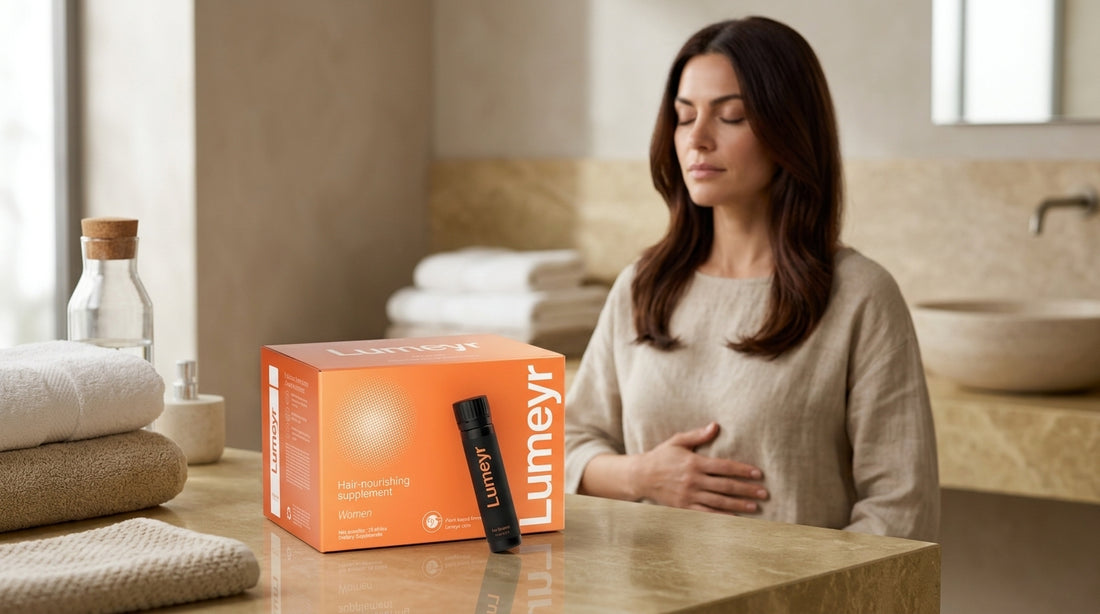 respiracion diafragmatica baja cortisol cabello — Lumeyr