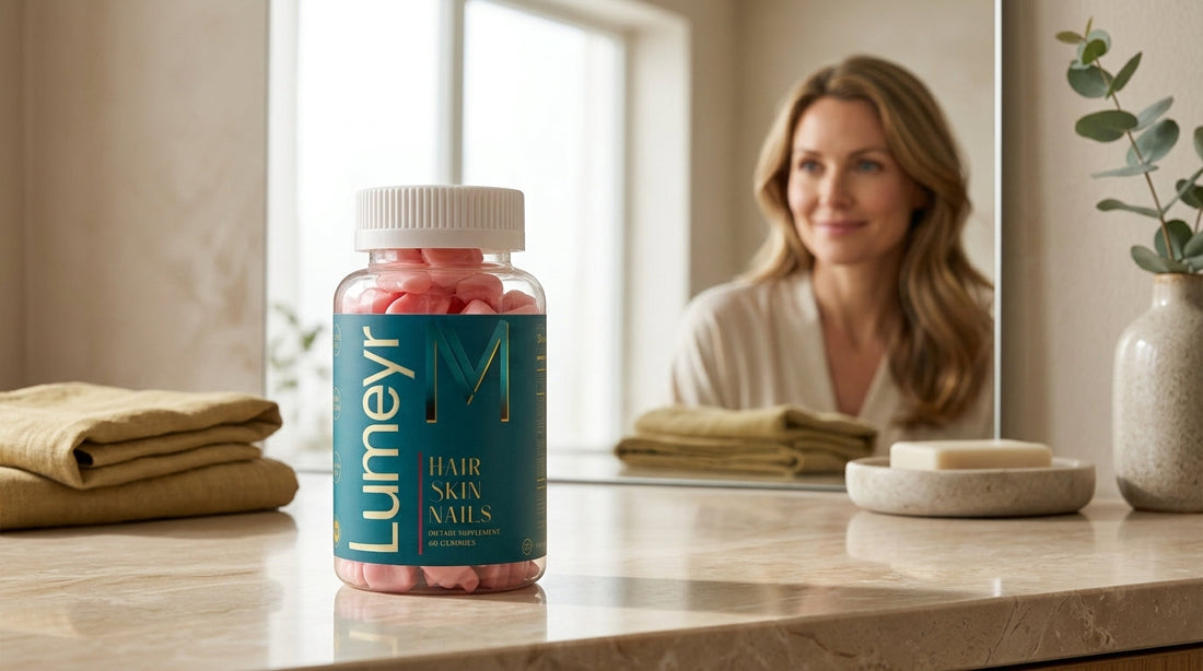 Best hair growth supplements for women UK 2026 — five products compared side by side on a clean surface