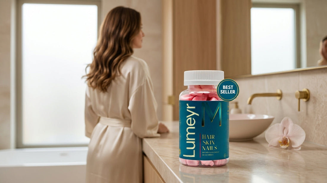 Best biotin gummies UK 2026 selection of gummy supplements for hair skin and nails on a clean white surface