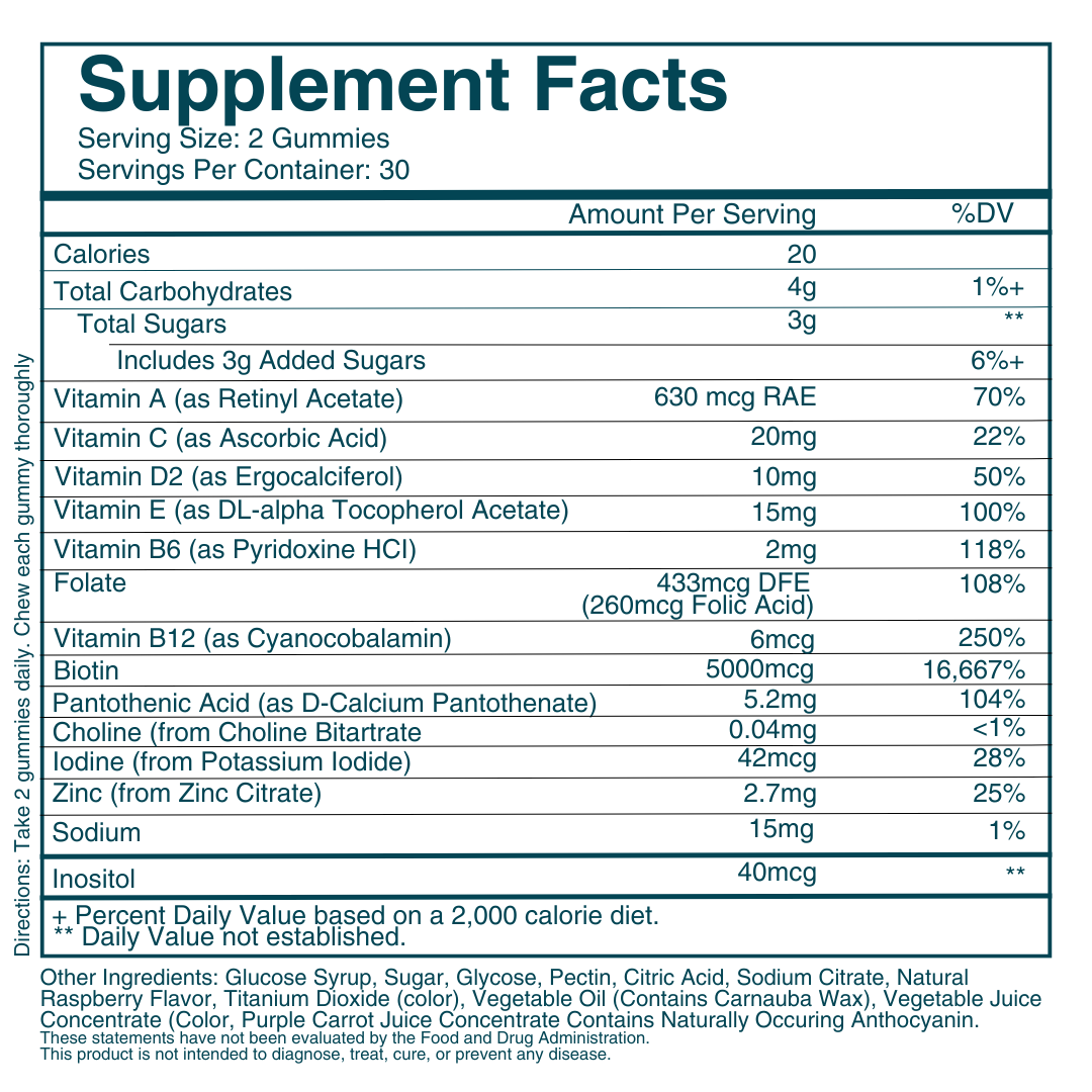 Hair Skin Nails Gummies